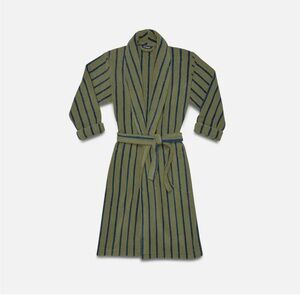 Super-Plush Robe striped moss